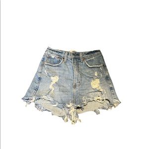 Abercrombie Curve Love High Rise Mom Shorts